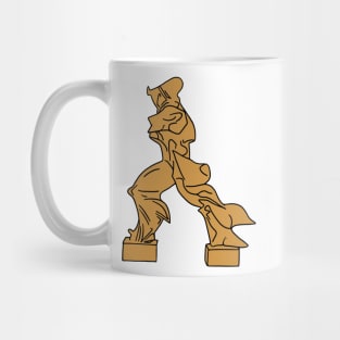 Unique Forms of Continuity in Space Boccioni Sculpture Mug